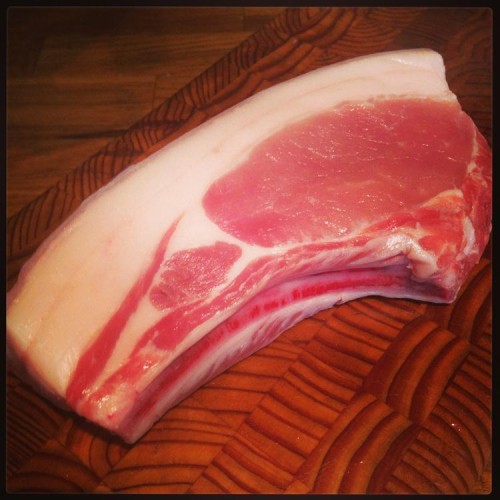 Berkshire pork bone-in loin chop